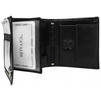 small black leather men`s wallet