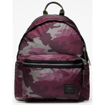 eastpak x maison kitsuné padded backpack merlot