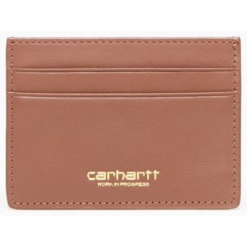 πορτοφόλι carhartt wip vegas cardholder cognac/ gold