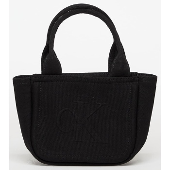 τσάντα calvin klein jeans summer canvas mini tote black