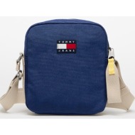 τσάντα tommy jeans retro cool reporter bag blue 2 l