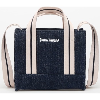 τσάντα palm angels denim mini tote denim/ off white σε προσφορά