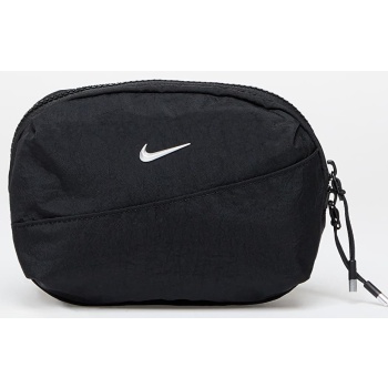 τσάντα μέσης nike aura waistpack black/ black/ matte silver σε προσφορά