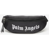 τσάντα μέσης palm angels over logo fannypack black/ white universal