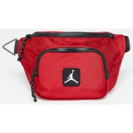 τσάντα μέσης jordan rise cross body bag gym red universal
