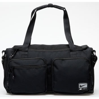 nike utility power 2.0 duffel bag black/ black/ white 31 l σε προσφορά