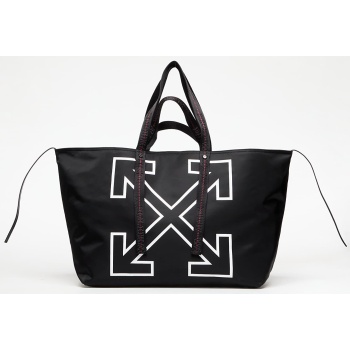 τσάντα off-white heritage day off tote l black/ white σε προσφορά