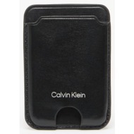 πορτοφόλι calvin klein jeans tech essential leather case black universal
