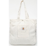 τσάντα carhartt wip hendry tote seaton stripe/ wax/ dark navy rinsed universal