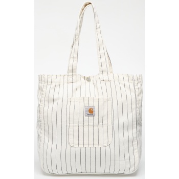 τσάντα carhartt wip hendry tote seaton stripe/ wax/ dark