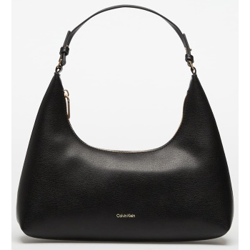 τσάντα calvin klein foil logo conv shou lder bag black σε προσφορά