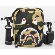 a bathing ape 1st camo shark mini bag yellow universal
