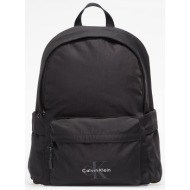 calvin klein bold round backpack black universal