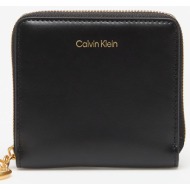 calvin klein hardware square zip around black universal