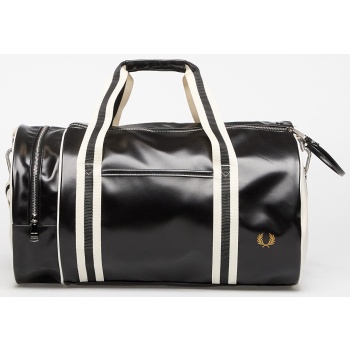 fred perry classic barrel bag black/ ecru universal