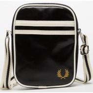 fred perry classic small side bag black/ ecru universal