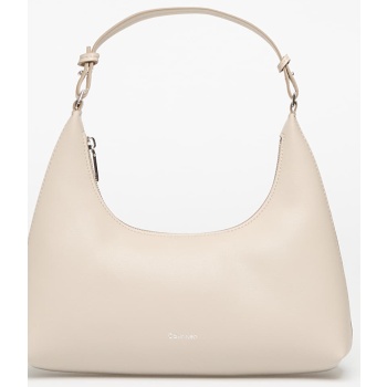 calvin klein foil logo conv shoulder crossover brown σε προσφορά