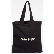 τσάντα palm angels classic logo tote bag black/ off white universal