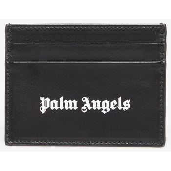 palm angels classic logo card holder black/ white universal σε προσφορά