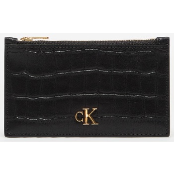 calvin klein croc 6 cc cardcase black universal σε προσφορά