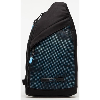 calvin klein mesh sling bag black universal σε προσφορά