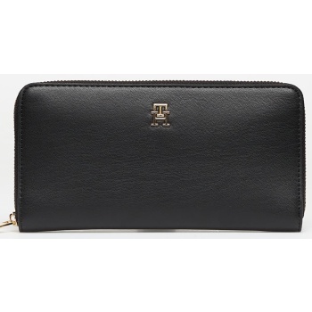 tommy hilfiger th monogram zip-around wallet black universal σε προσφορά