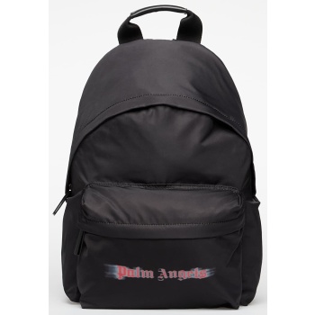 palm angels kids blurred logo big backpack black/ red σε προσφορά