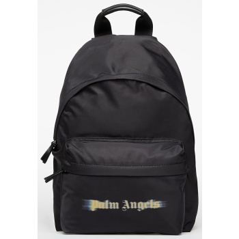 palm angels kids blurred logo big backpack black/ ocher σε προσφορά