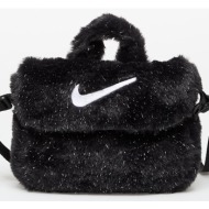 τσάντα nike big kids` faux fur crossbody bag (1l) black/ cool grey/ white universal