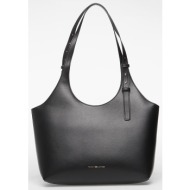τσάντα tommy hilfiger th logo tote black universal