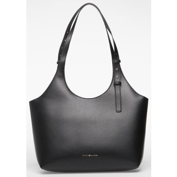 τσάντα tommy hilfiger th logo tote black universal σε προσφορά