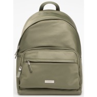 σακίδιο πλάτης calvin klein sleek round backpack beige universal