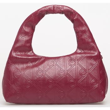 τσάντα calvin klein emblem aop puffer bag with strap σε προσφορά