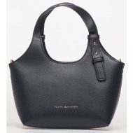 τσάντα tommy hilfiger th logo mini tote navy universal