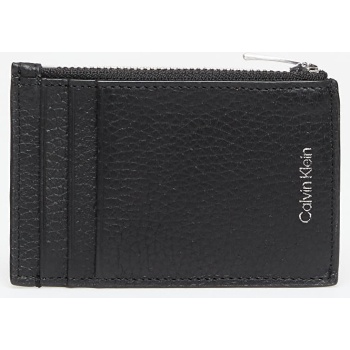 πορτοφόλι calvin klein foil emboss n/s zip wallet black σε προσφορά