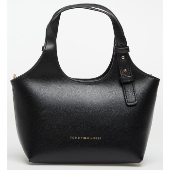τσάντα tommy hilfiger th logo mini tote black universal σε προσφορά