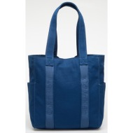 τσάντα calvin klein webbing strap canvas blue universal