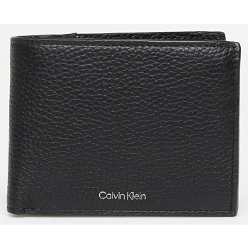 πορτοφόλι calvin klein foil emboss trifold black universal σε προσφορά