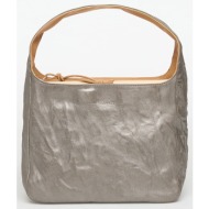 τσάντα our legacy brick bag metallic oyster sheepskin universal