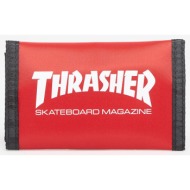 πορτοφόλι thrasher skate mag velcro wallet red universal