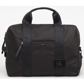 calvin klein canvas mix large duffle black universal σε προσφορά