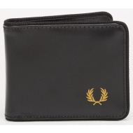 πορτοφόλι fred perry tonal coated polyester billfol black/ gold universal