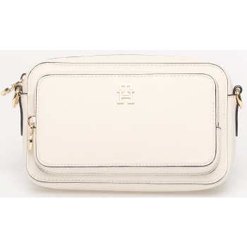 τσάντα tommy hilfiger th icon camera bag beige universal σε προσφορά