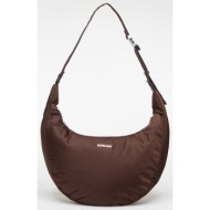 τσάντα represent padded sling bag dark brown universal