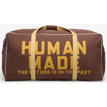 τσάντα human made canvas boston bag large brown universal σε προσφορά