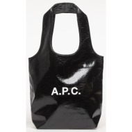 τσάντα a.p.c. small tote bag black universal