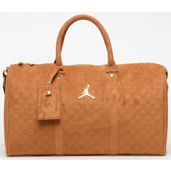 jordan jam suede monogram duffle cognac universal σε προσφορά