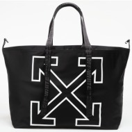 τσάντα off-white heritage day off tote l black universal