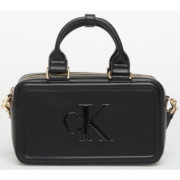 τσάντα calvin klein bold ck elongated mini tote black σε προσφορά