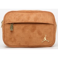 τσάντα jordan jam suede monogram camera bag cognac universal